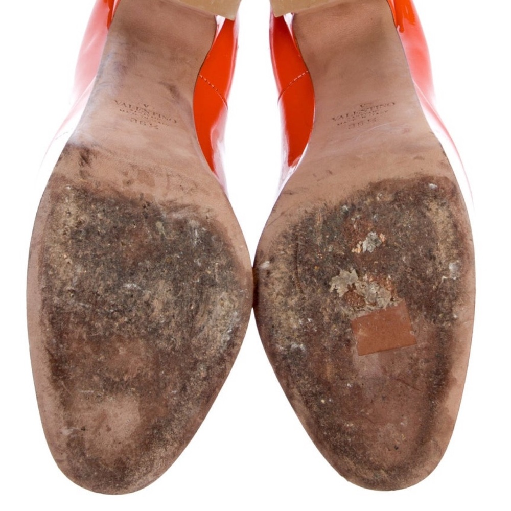 Orange Platform Pumps - Picture 4 of 4